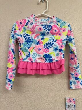 Tommy Bahama Ruffled Swim Top Girl’s Size 3T NWT